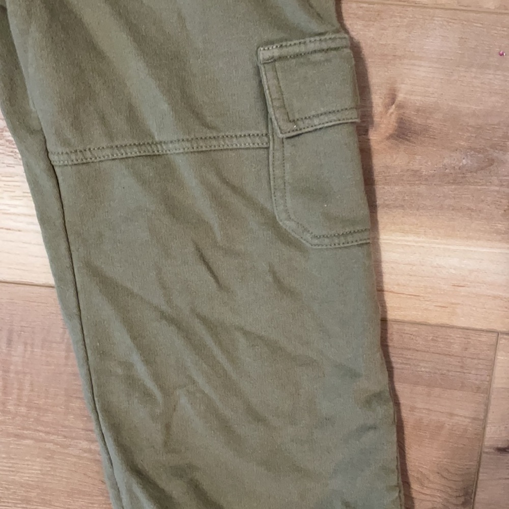 Gymboree cargo sweatpants green joggers twin preschool boys size 4 - Picture 5 of 16